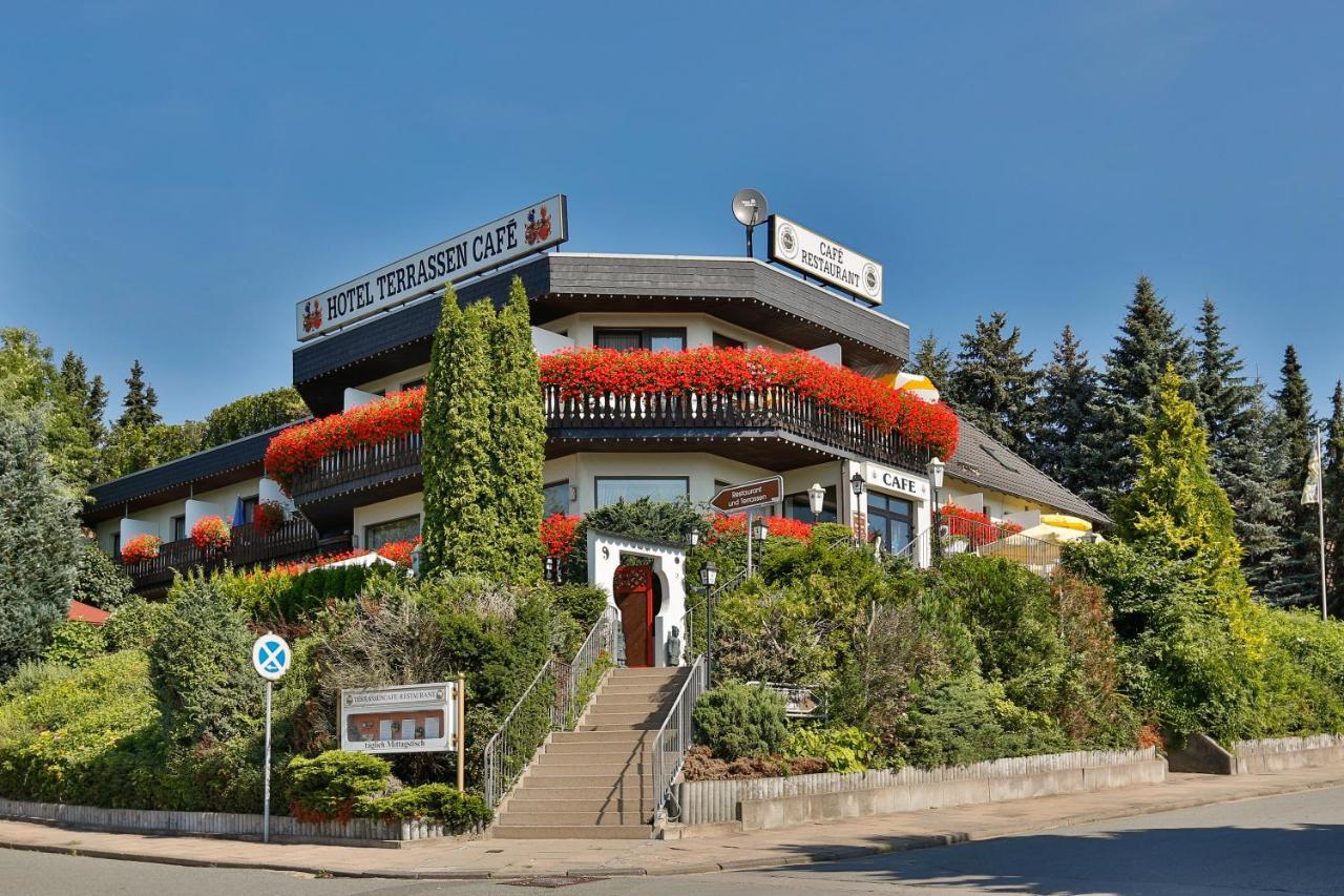 Themen Hotel Terrassen Cafe Bad Munder am Deister Ngoại thất bức ảnh